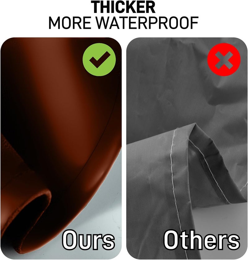 Vammcht Waterproof Apron with Comfortable Adjustable Bib Rubber Vinyl Dishwasher Heavy Duty Apron for Men Women Dishwashing - Image 3